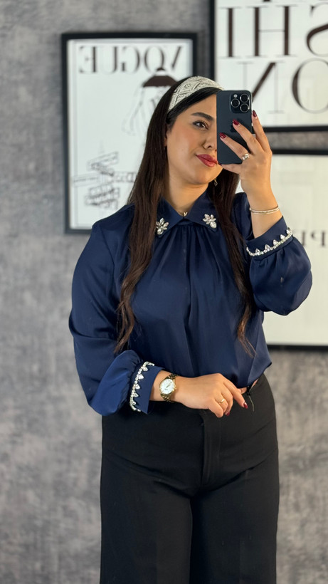 خرید شومیز مشکی مجلسی